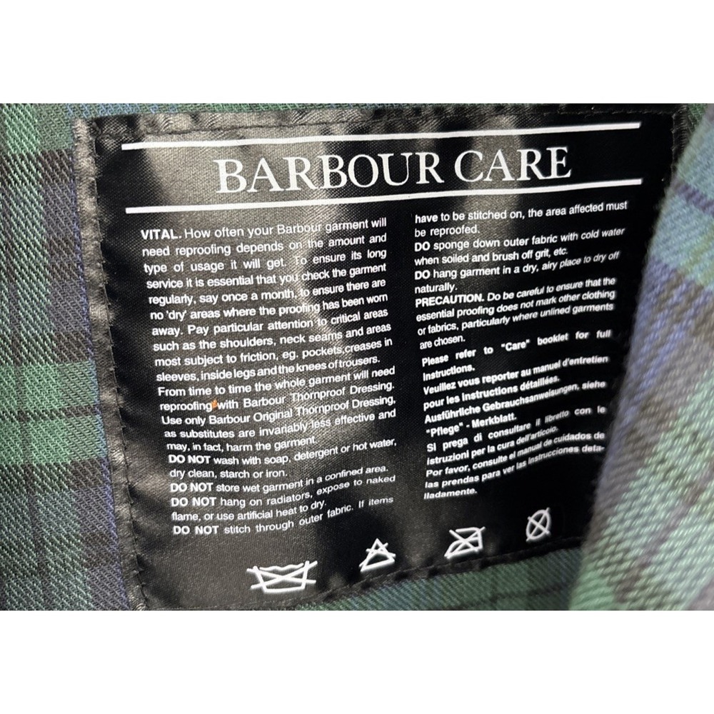 Barbour Bedale Thornproof Vintage A104 Black C48 Jacket Waxed Special Edition‎ - Picture 3 of 16